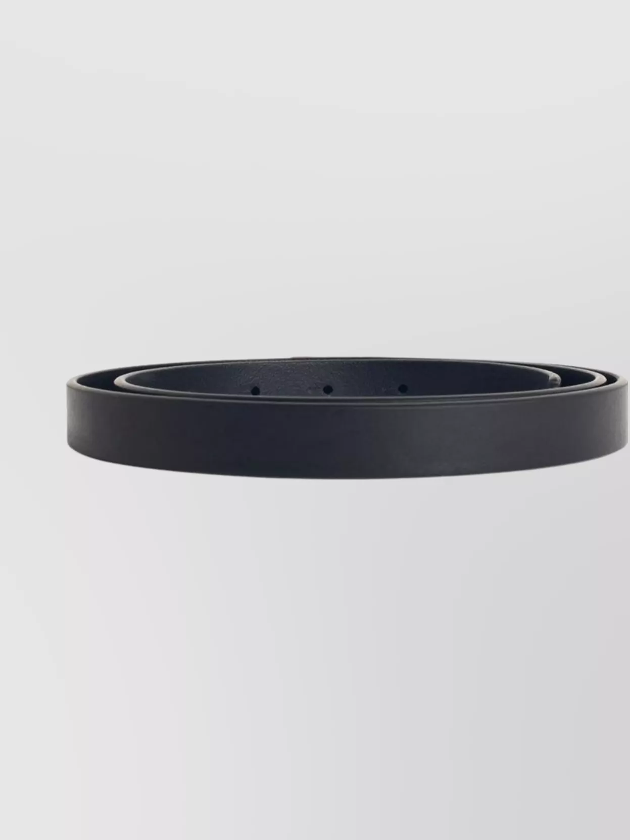 Erl Adjustable Leather Belt For Versatile Styling In Black