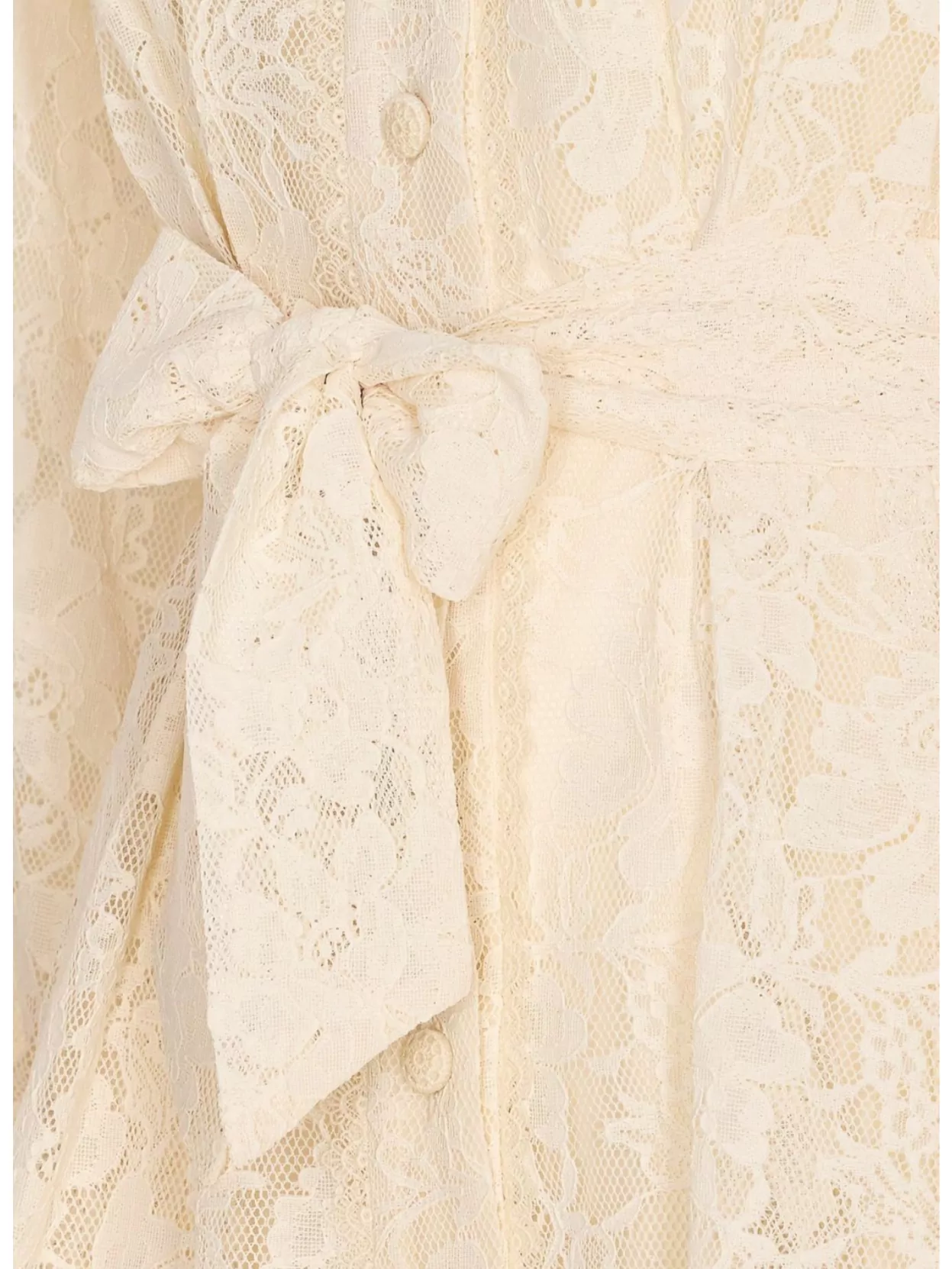 Zimmermann Waist Belt Lace Detail Mini Dress