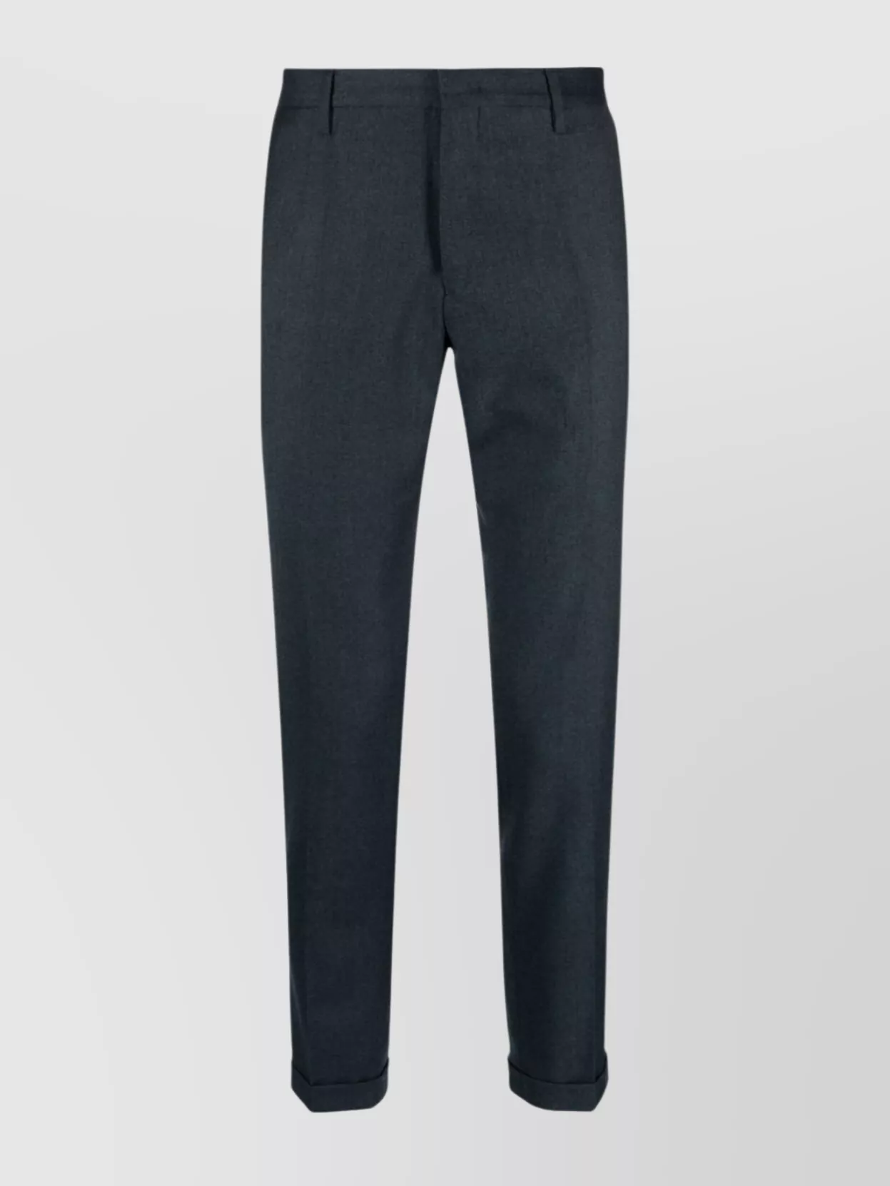 Paul Smith Tapered-leg Wool Chinos In Blue