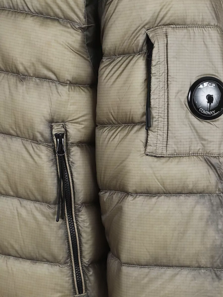 C.p. Company Hooded Jacket Dd Shell High Collar