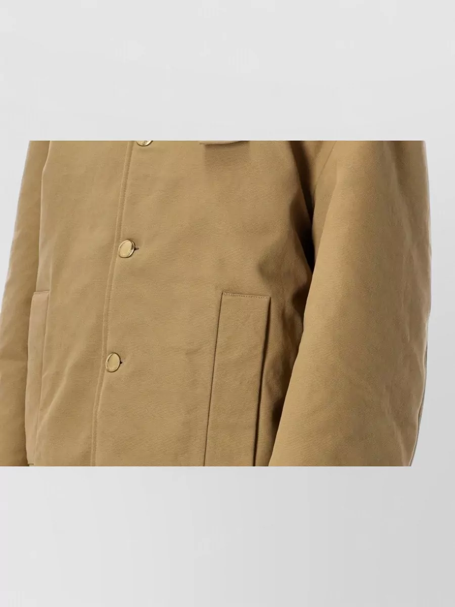Balenciaga Cotton Cropped Peacoat