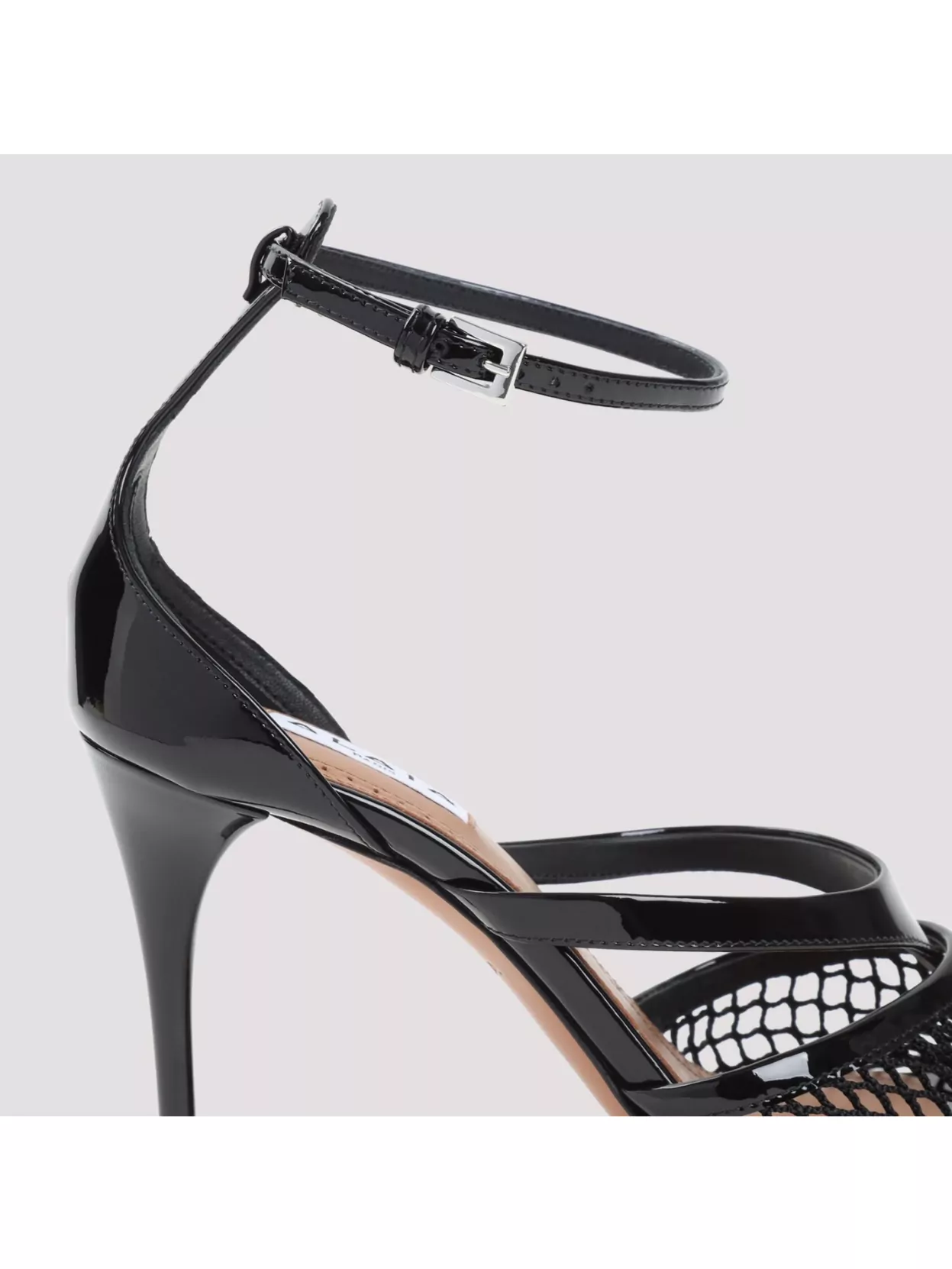 Shop Alaïa Fishnet Tong 90 Sandals