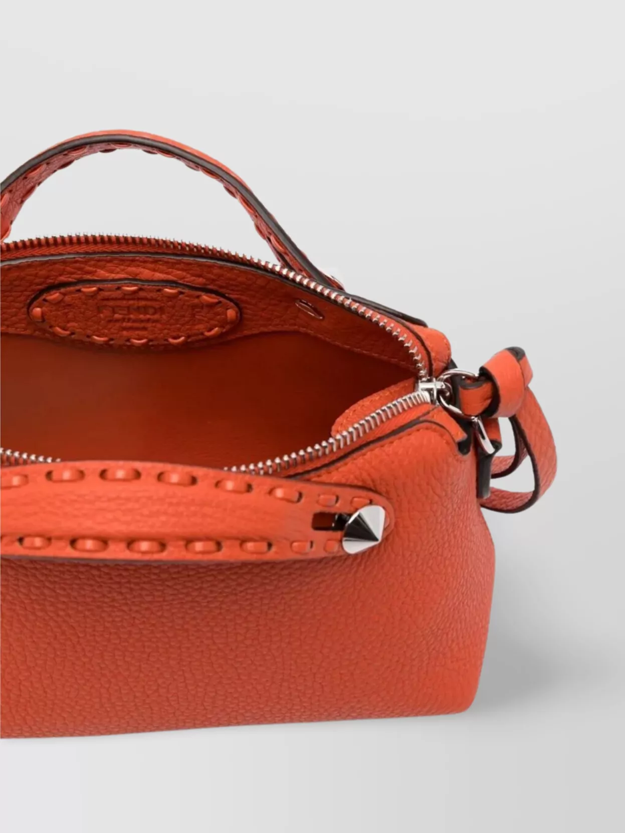 Fendi Orange By The Way Selleria Mini Mini Bag In Orange