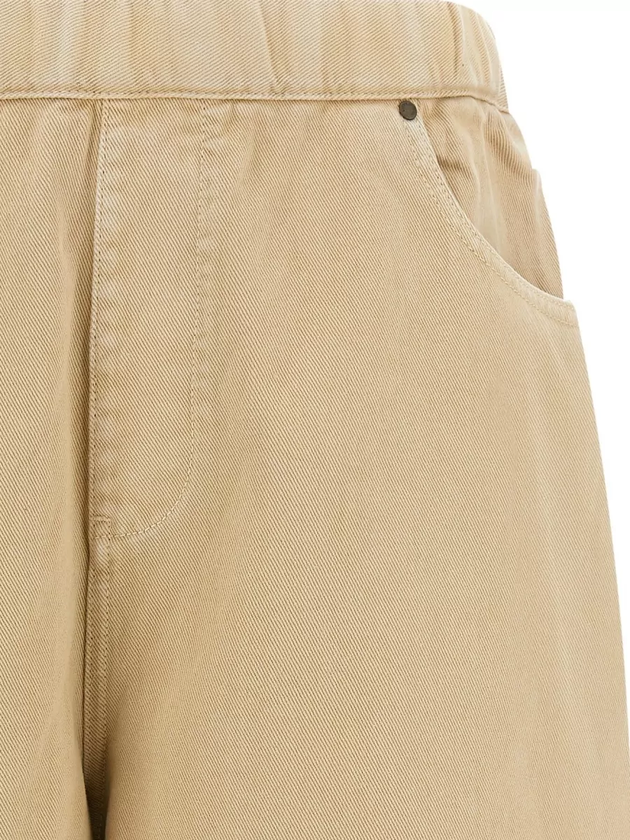 Entire Studios Cotton Wide-Leg Bermuda Shorts