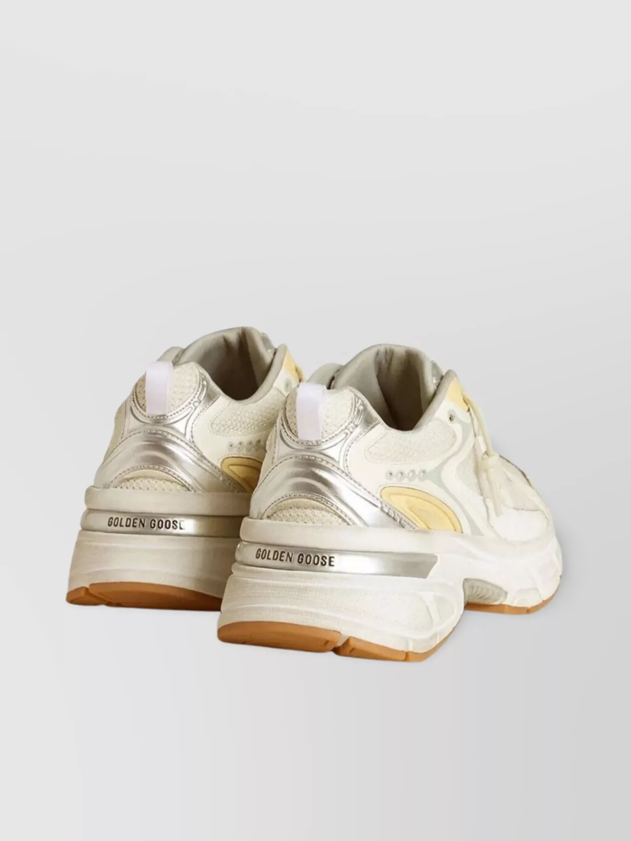Golden Goose Net And Suede Sneakers With Star Detail