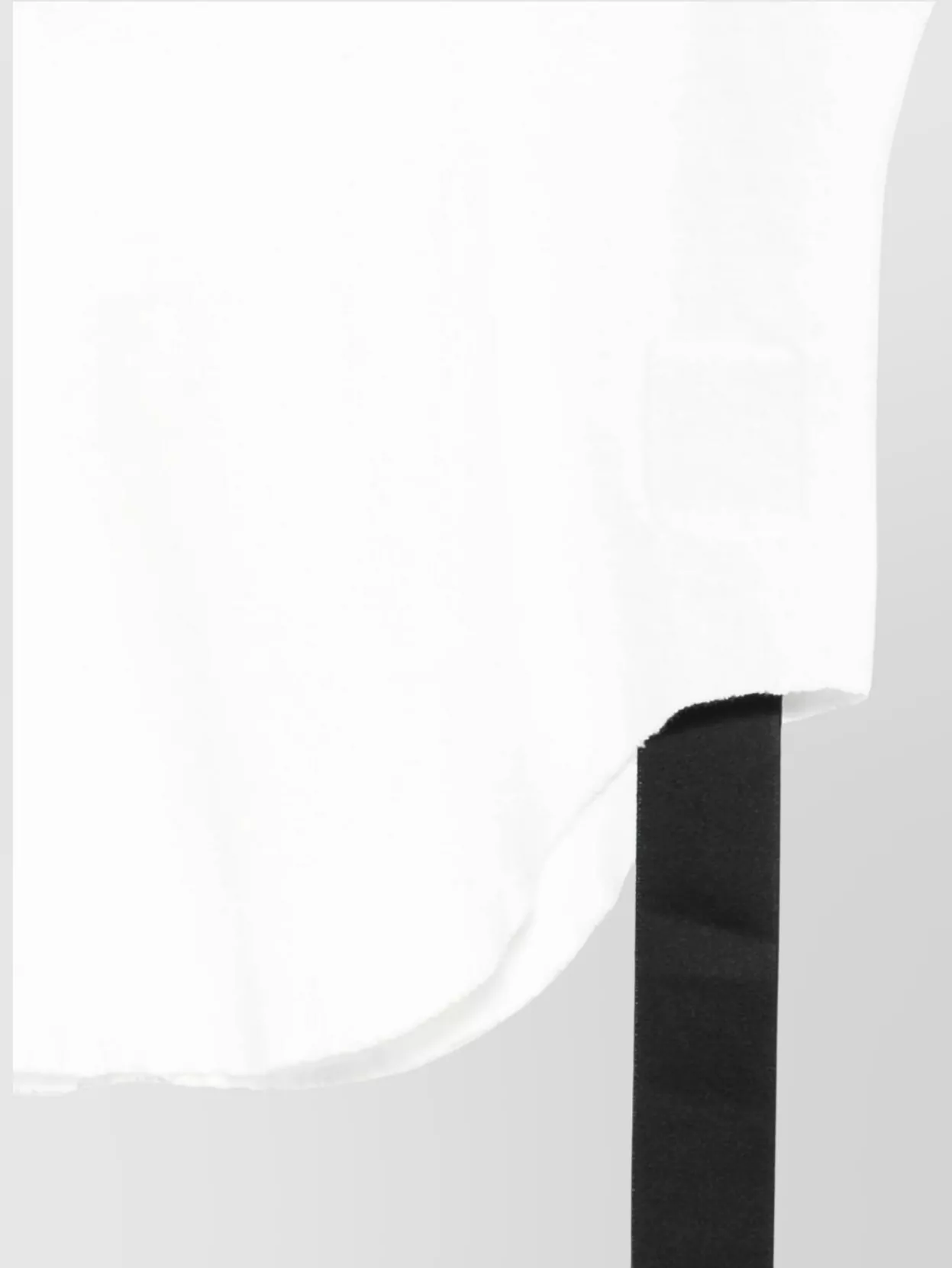 Rick Owens Drkshdw Cropped Tank Top Featuring Asymmetric Hem