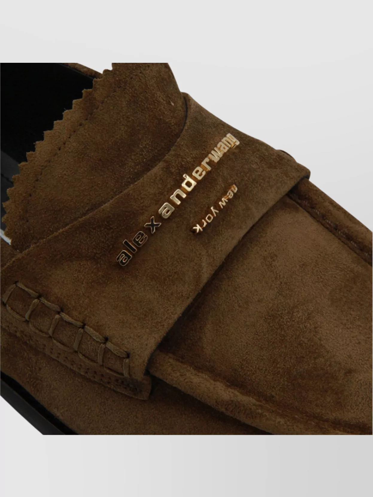Alexander Wang Suede Finish Slip-on Loafers