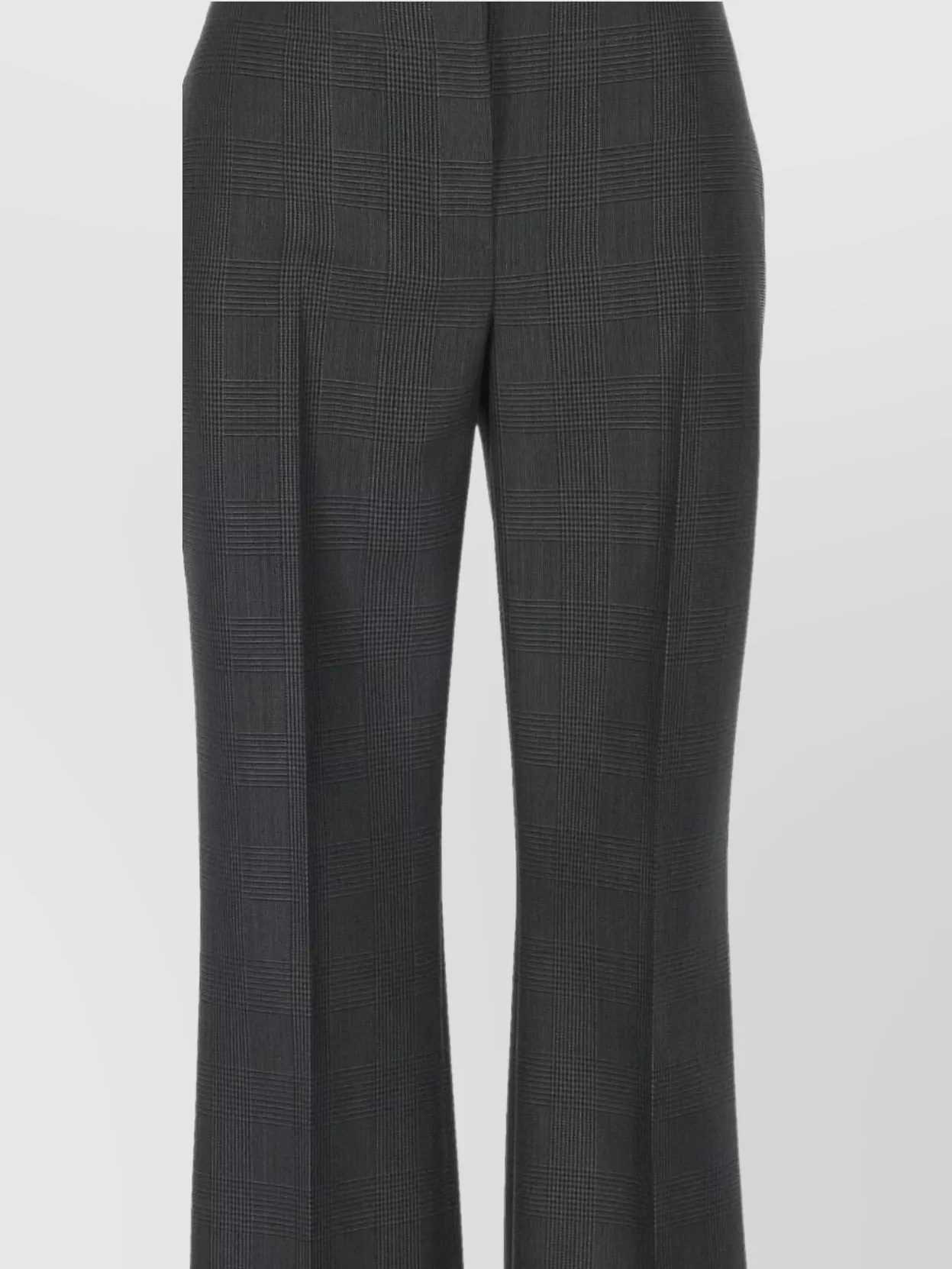 パンツ Alexander Mcqueen Flared Tailored Trousers With Structured Mid-rise flared pants in black - Mc Queen | Mytheresa