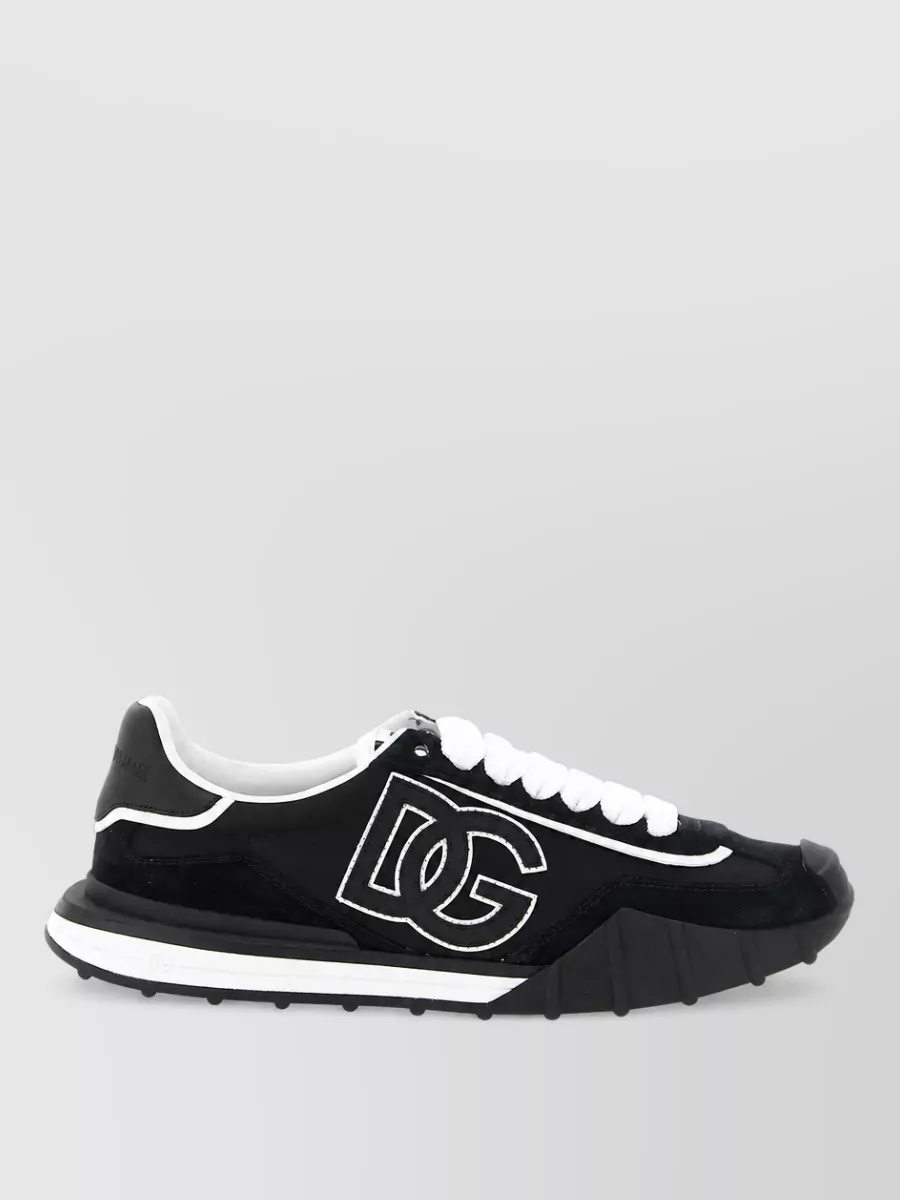 Dolce&Gabbana Leather Panelled Low-Top Sneakers