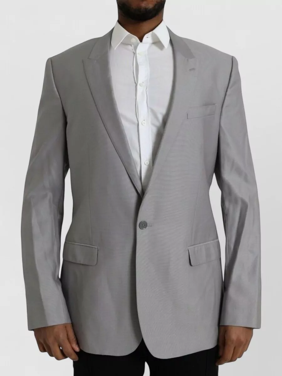 Dolce&Gabbana Wool silk single-breasted blazer