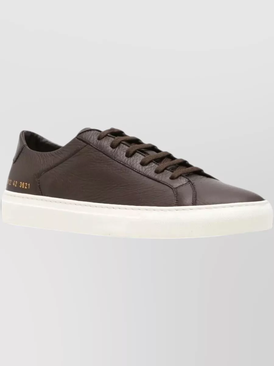 Common Projects Leather Lace Up Sneakers