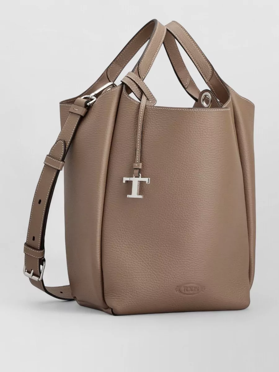 Tod's Bucket Mini Leather Bucket Bag