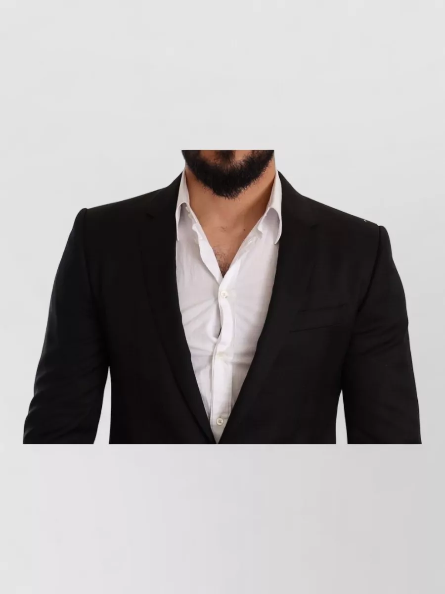 Dolce&Gabbana Wool Check Slim-Fit Single-Breasted Suit