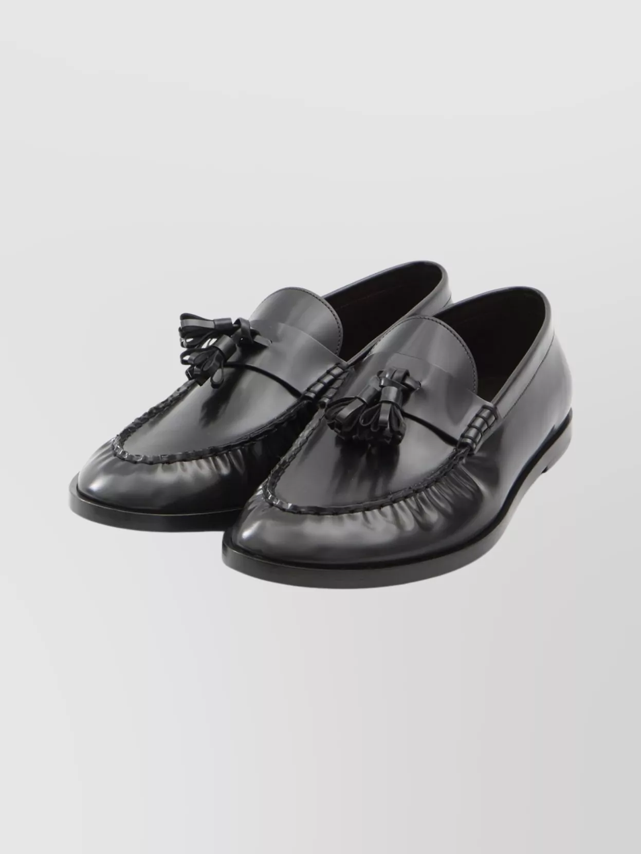 The Row Men's Loafers Round Toe Design