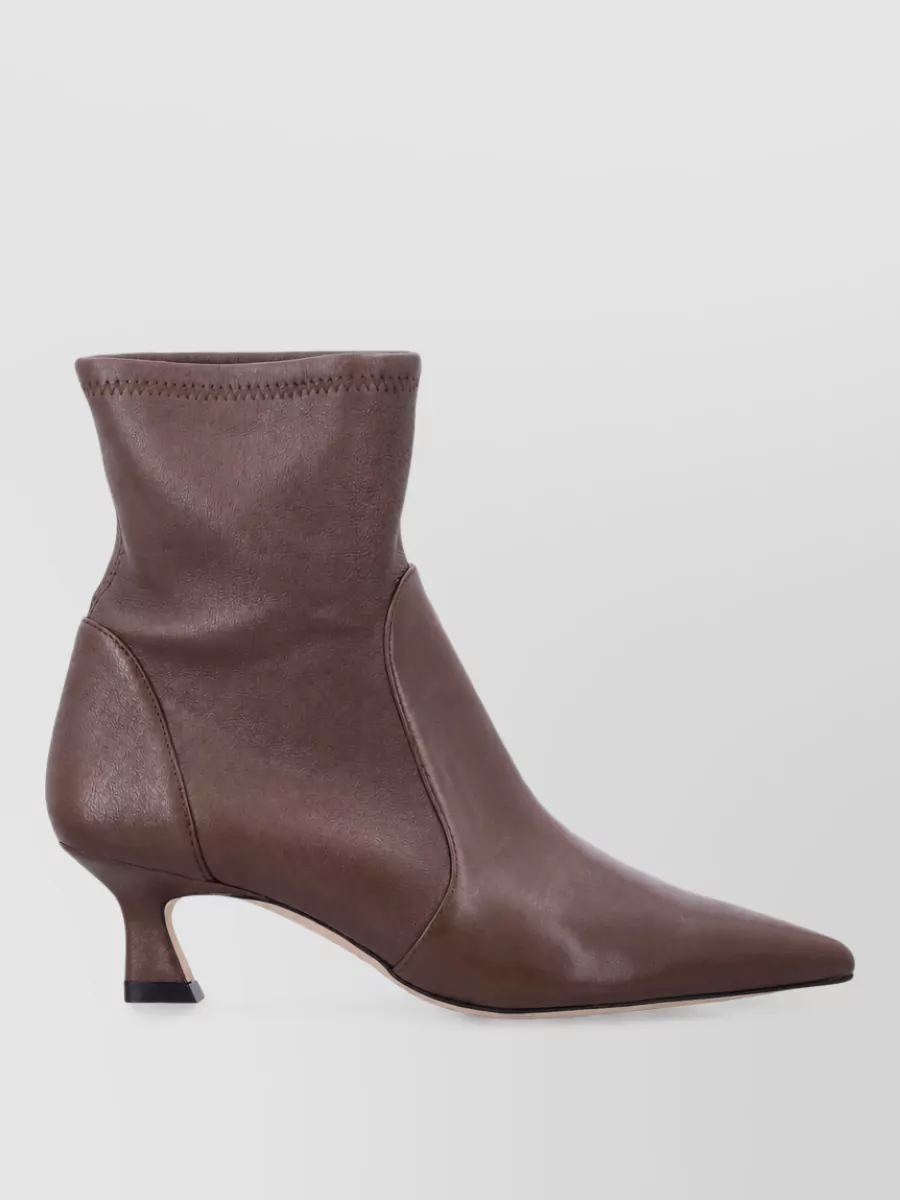 Stuart Weitzman Lamb Leather Ankle Boots