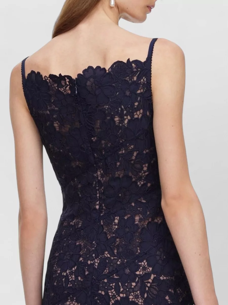 Self-Portrait Spiral Lace Midi Dress