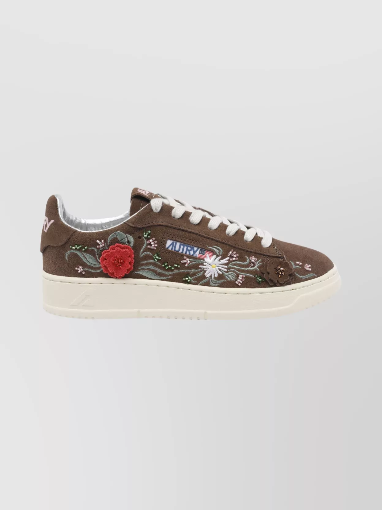 Autry Dallas Low Sneakers Featuring Floral Design