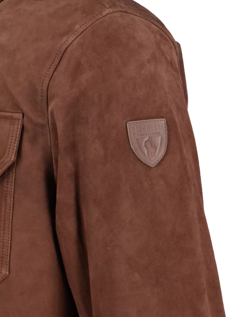 Polo Ralph Lauren Casual Jacket Chest Pockets Dual Fabric