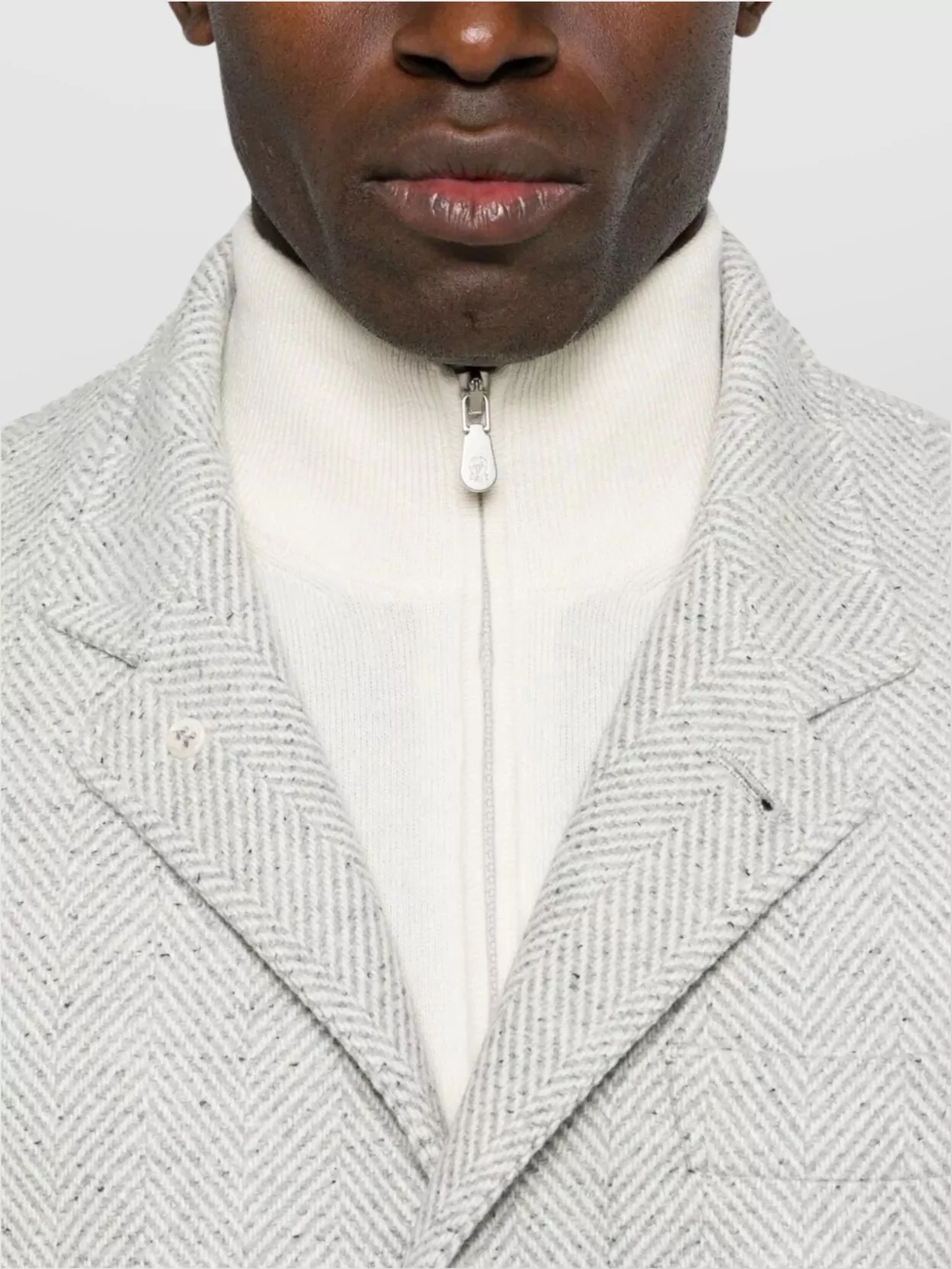 Brunello Cucinelli Half Zip Cashmere Sweater
