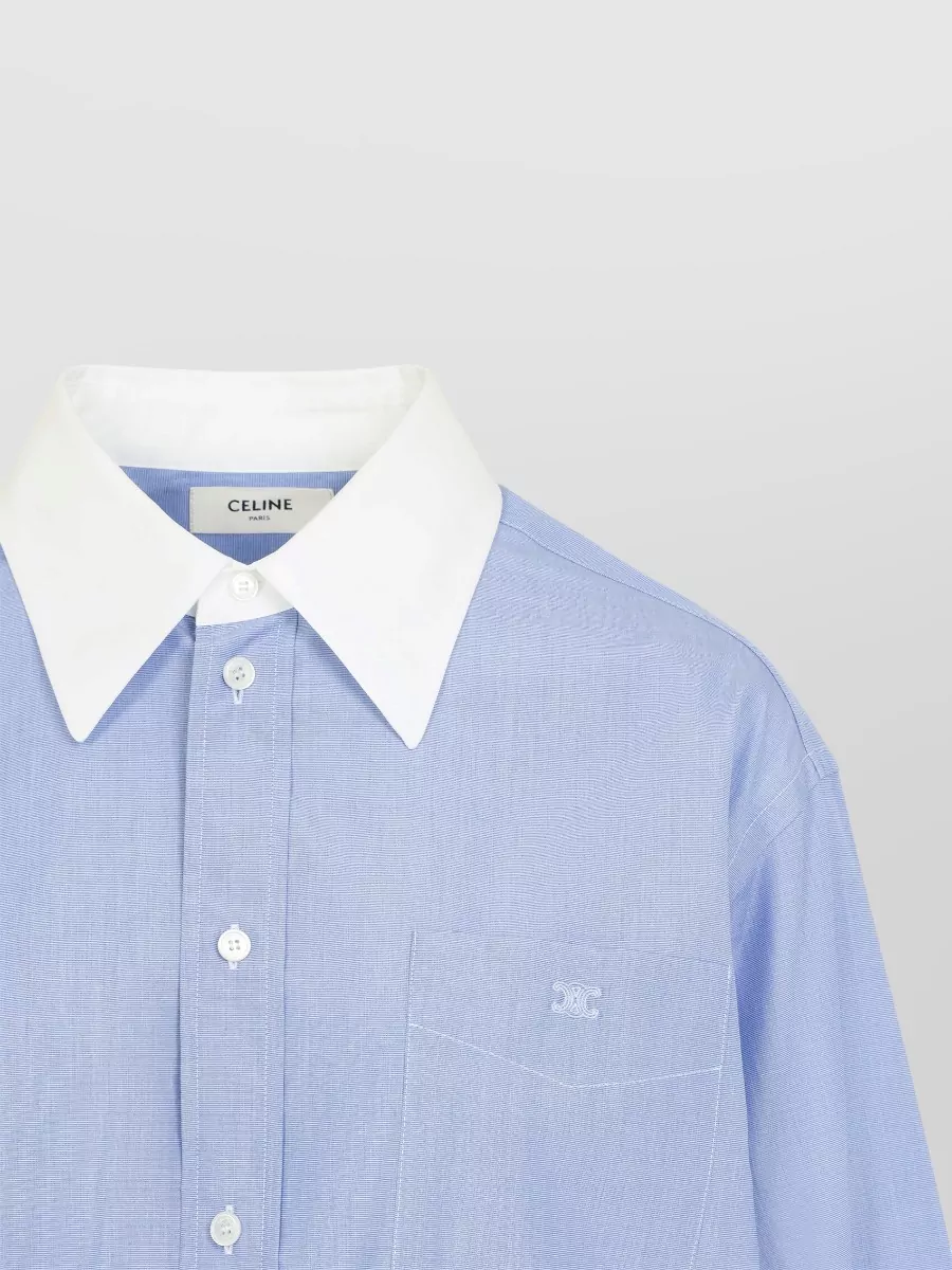 Celine Cropped Shirt