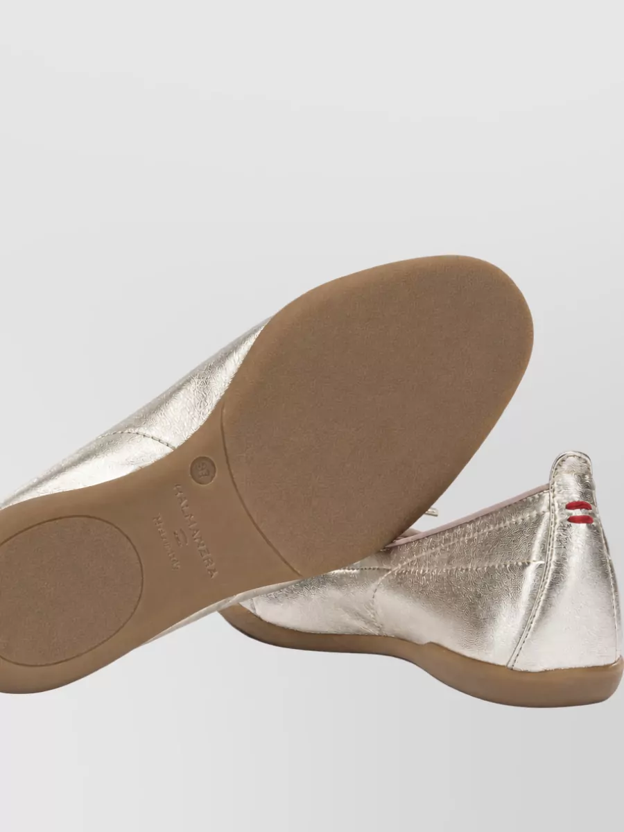 Halmanera Leather Ballerina Shoes
