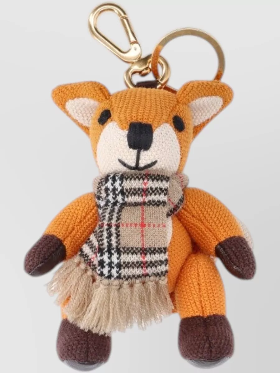 Burberry Cotton Fox Charm Keyring