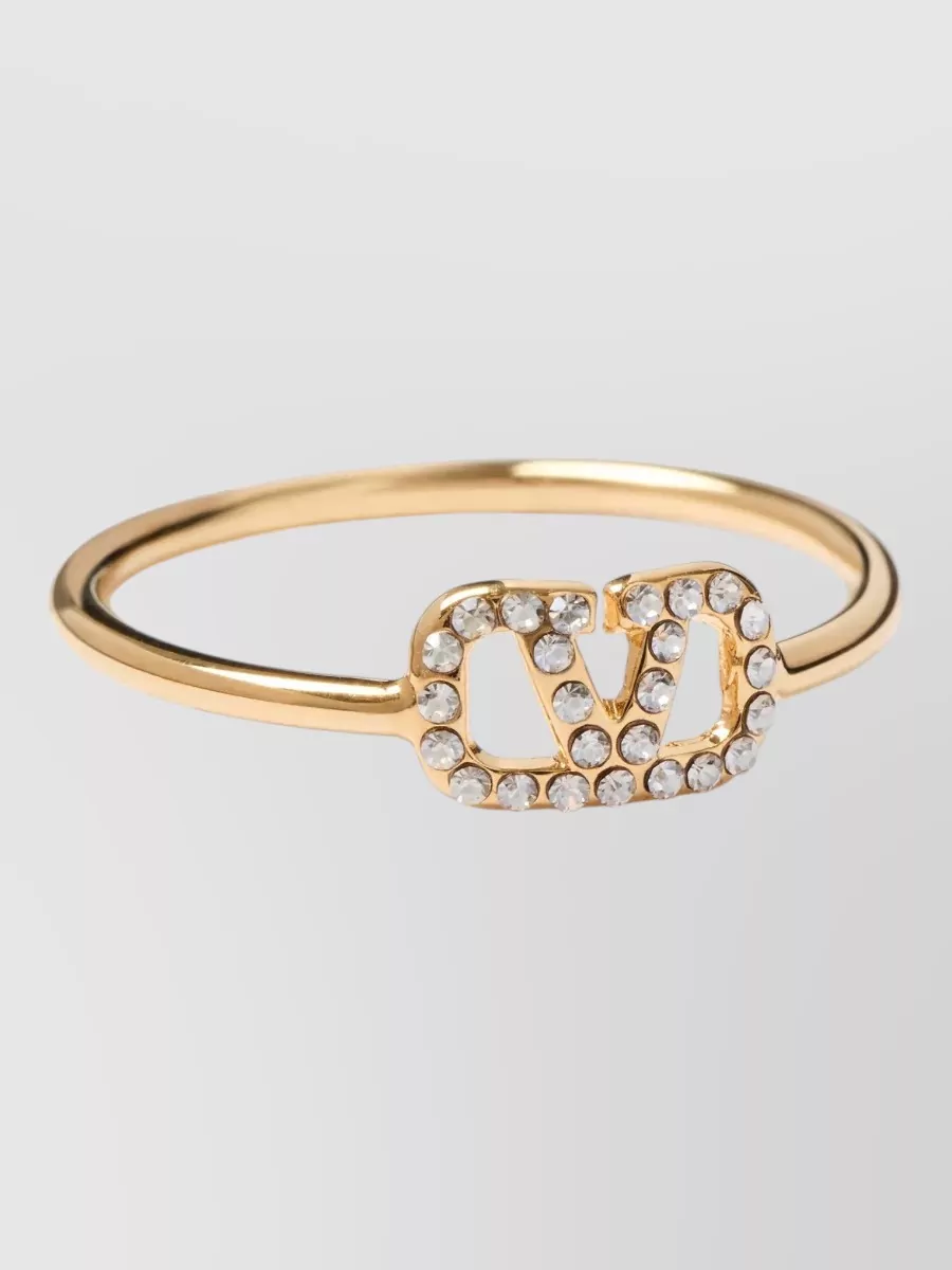 Valentino Garavani Crystal-Embellished Ring