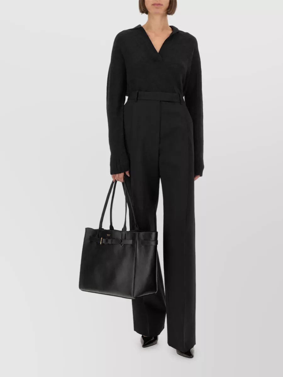Tom Ford Wool Tailored Pants High Waist Pleated