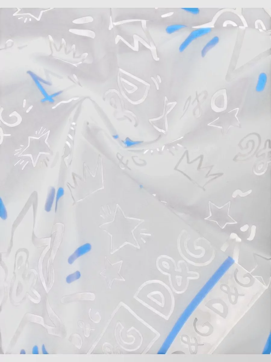 Dolce&Gabbana Cotton Graphic Square Scarf