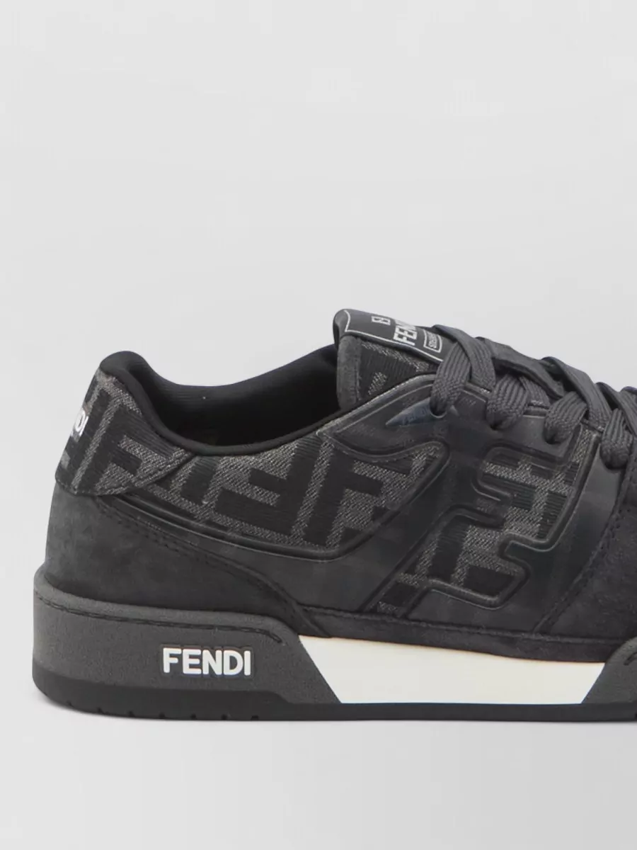 Fendi Match Sneakers With Ff Jacquard Design