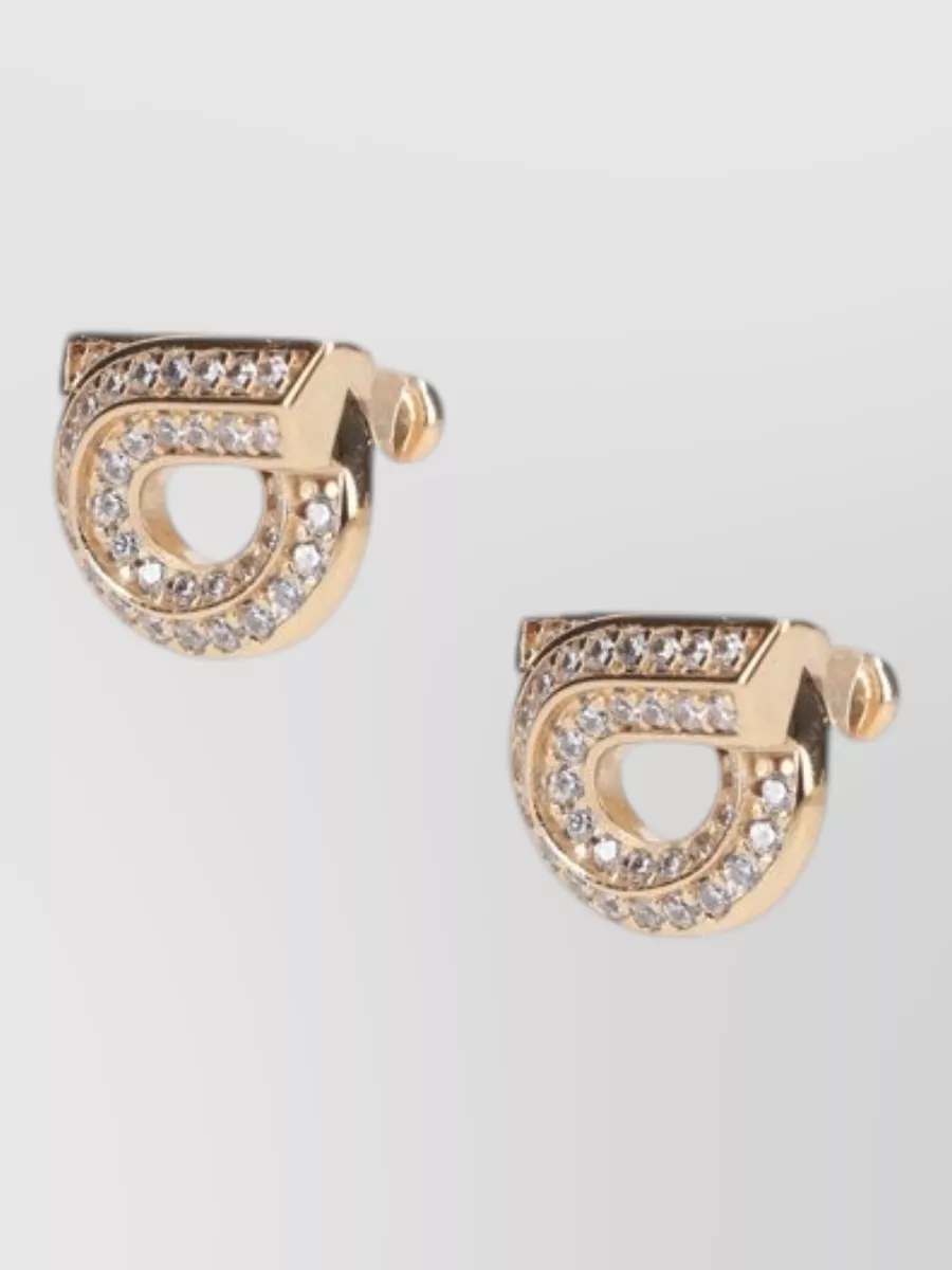 Ferragamo Brass Earrings