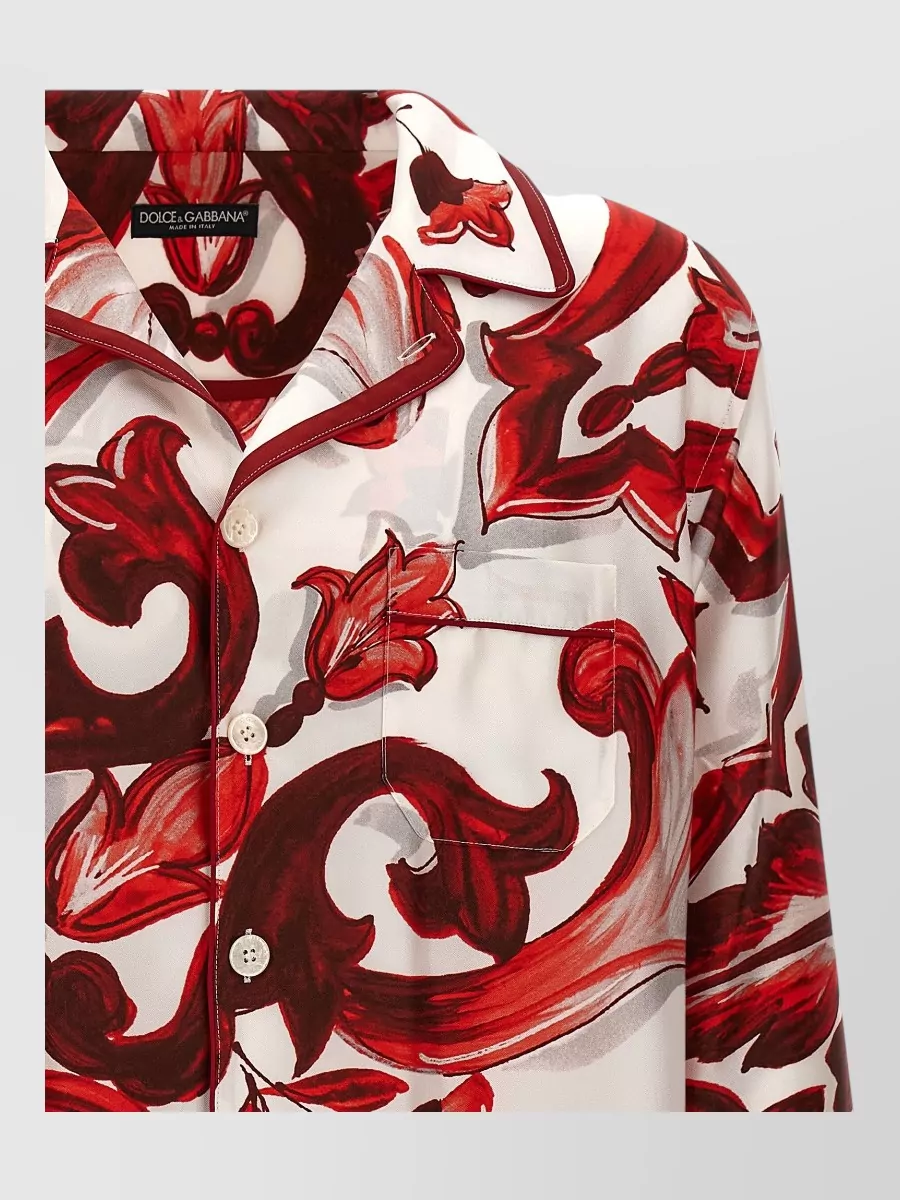 Dolce&Gabbana Silk Printed Shirt