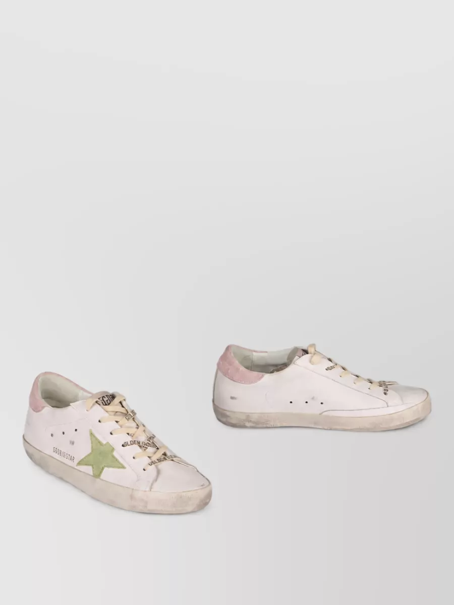 Golden Goose Leather Low-Top Sneakers