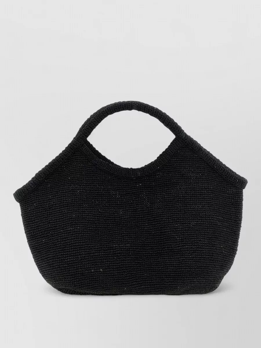 Ibeliv Raffia Basket Beach Bag