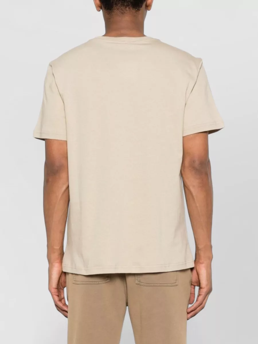 Moschino Cotton Logo Print Crew Neck Short Sleeve T-Shirt