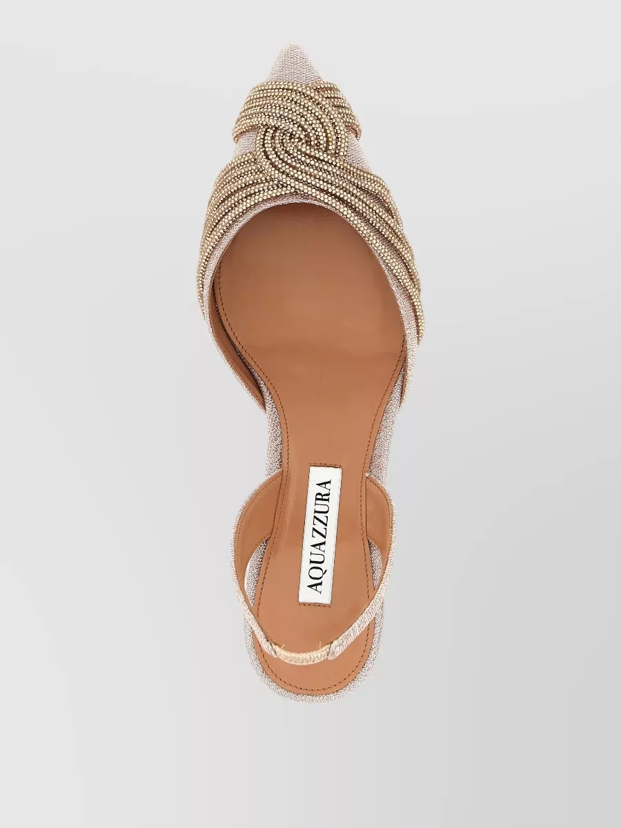 Aquazzura Textile Slingback Pumps