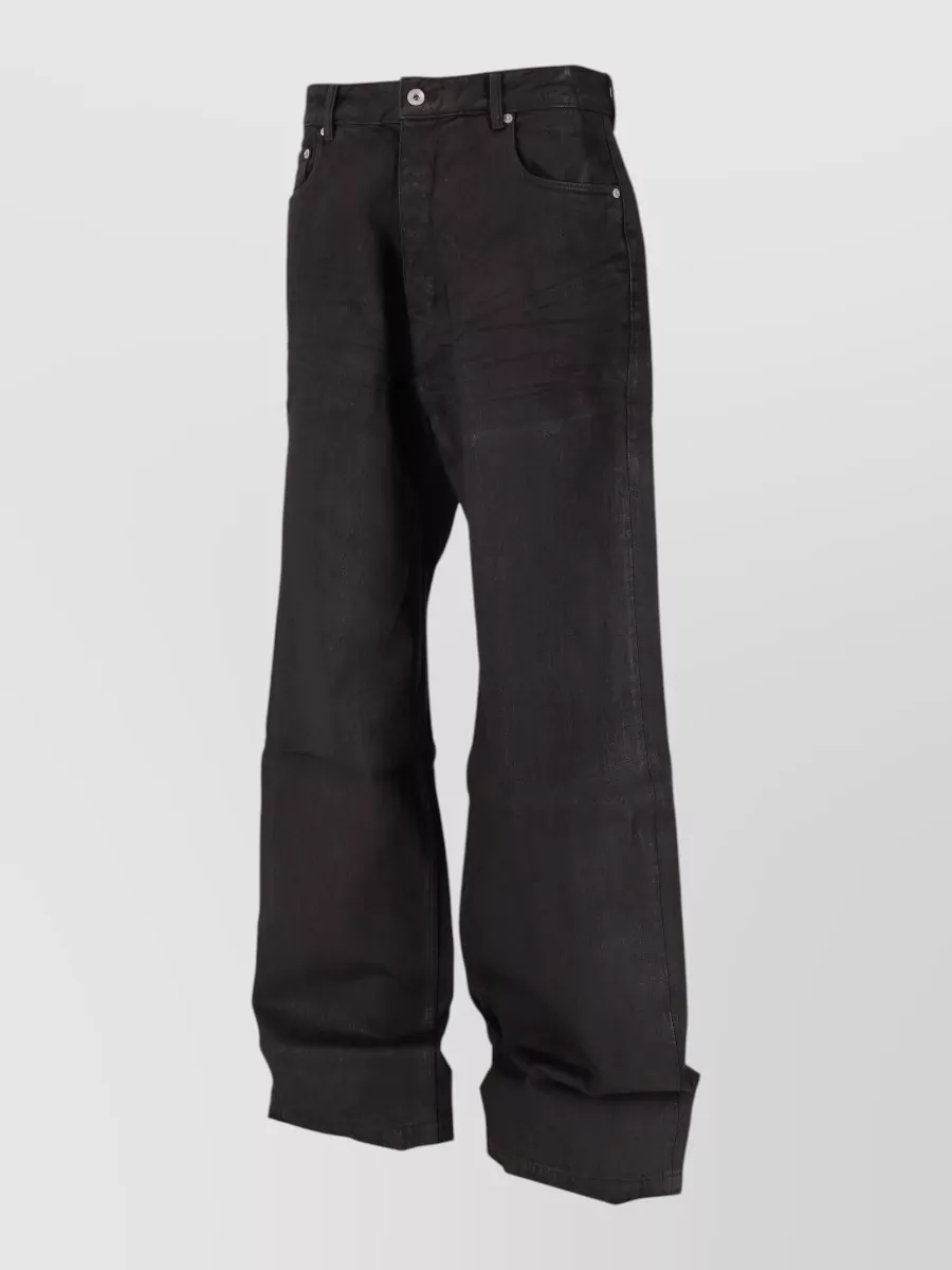 Rick Owens Drkshdw Wide Leg Denim Trousers
