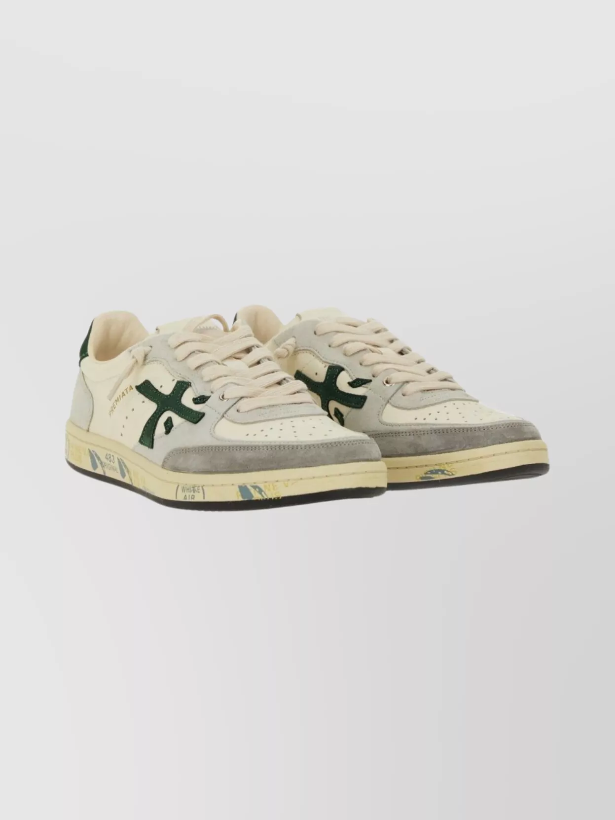 Premiata Low-Top Sneakers Contrast Sole