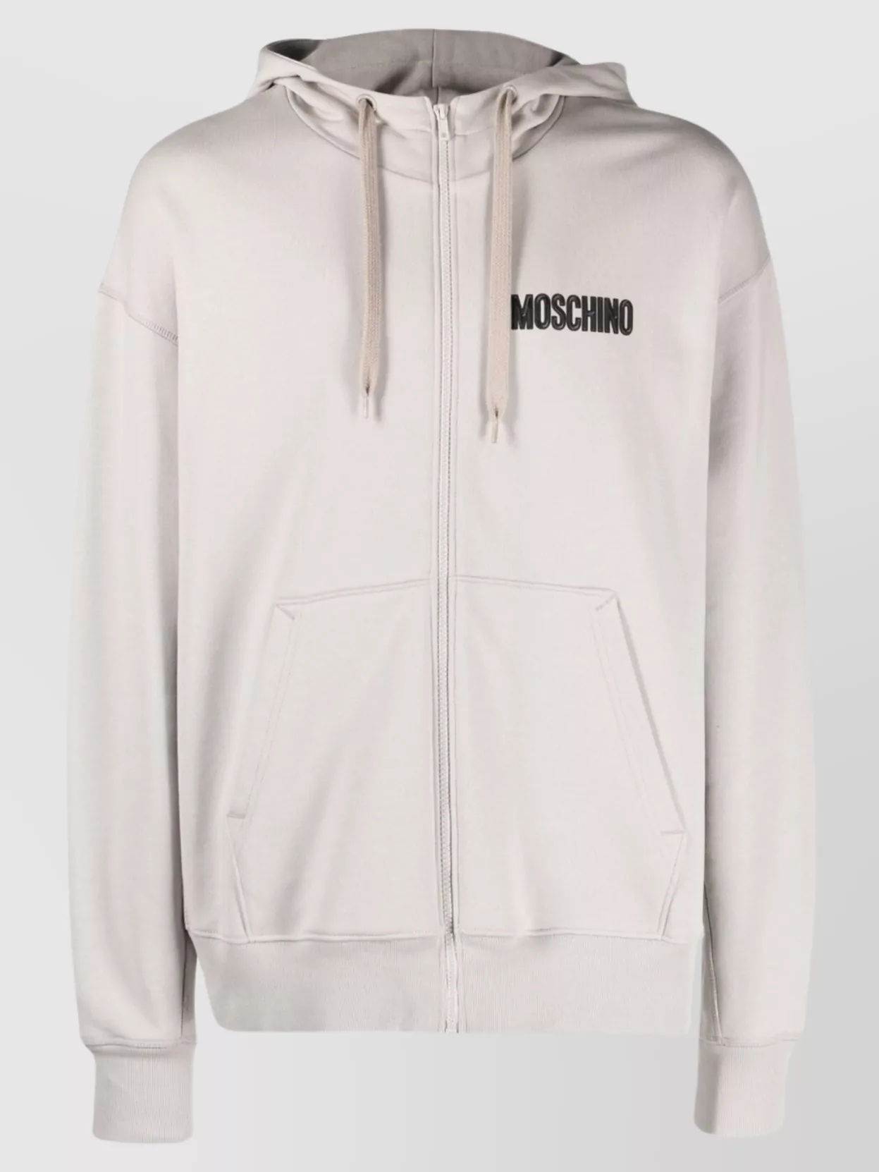 Shop Moschino Teddy Bear Hooded Sweater With Motif In White