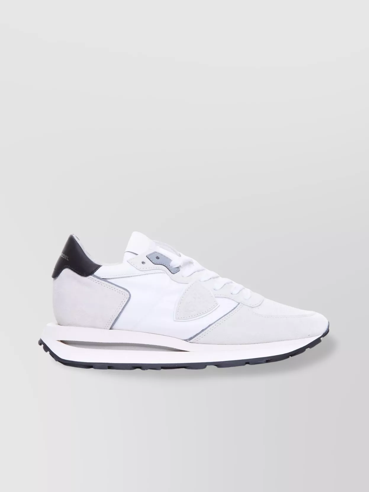Philippe Model Low Top Sneakers With Suede And Fabric Upper