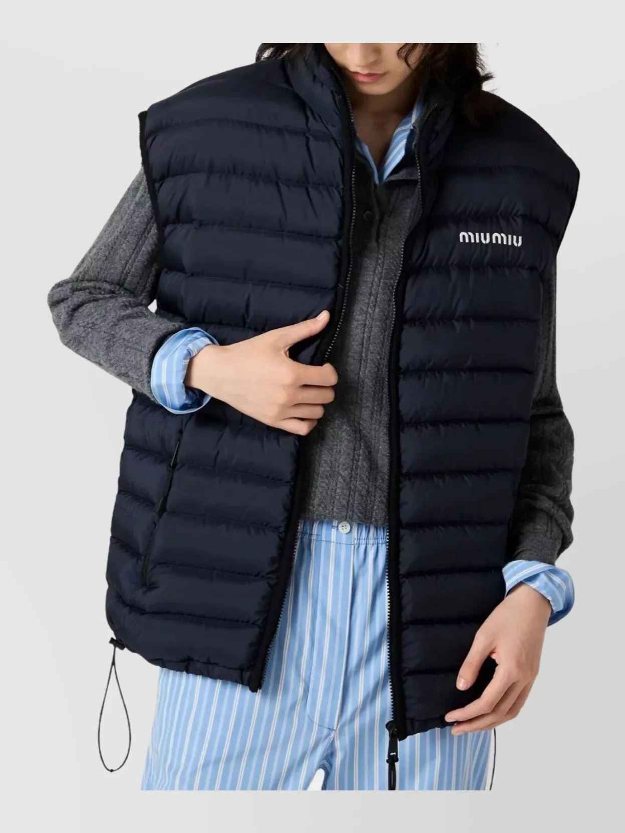 Miu Miu Lightweight Sleeveless Padded Jacket