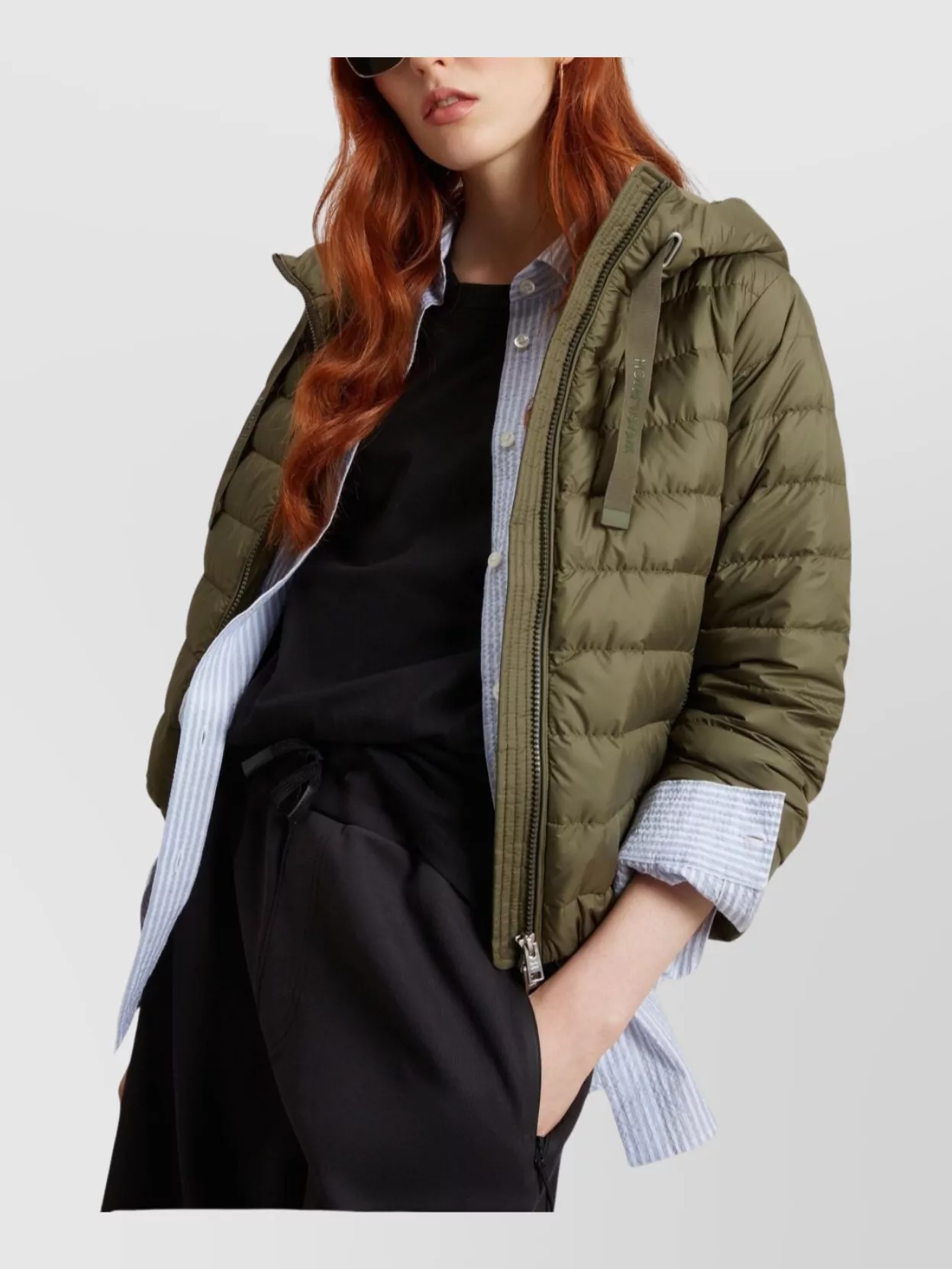 Woolrich Drawstring Detail Quilted Down Jacket