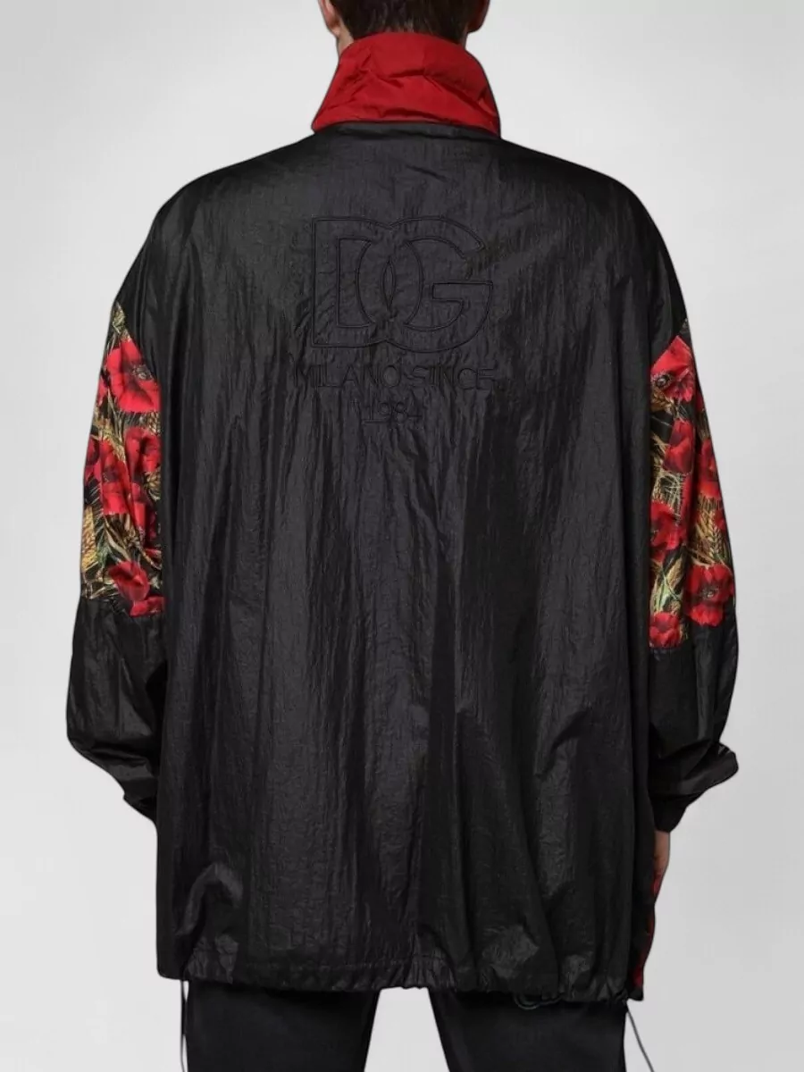 Dolce&Gabbana Floral Print Logo Track Jacket