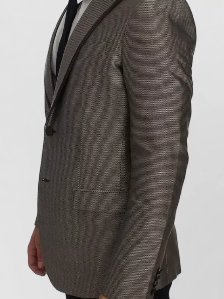 Dolce&Gabbana Silk Slim-Fit Two-Button Blazer