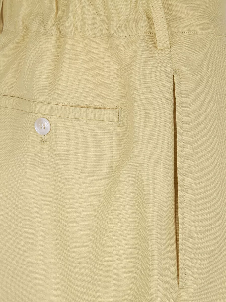 Marni Tailored Trousers Pleated Front Belt Loops Pockets