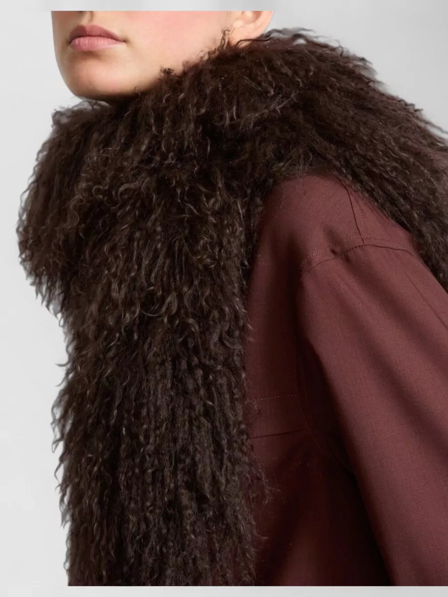 Yves Salomon Lamb Fur Scarf