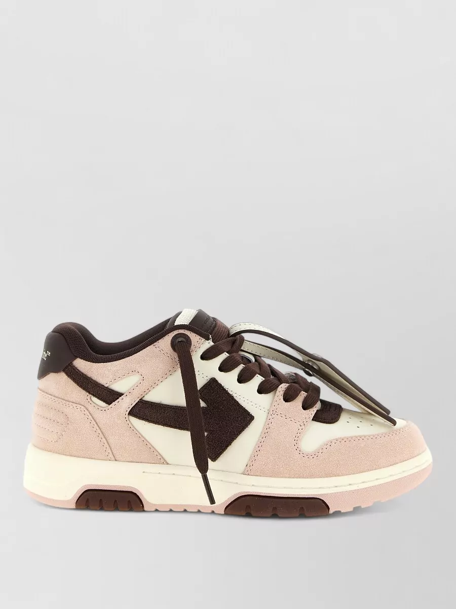 Off-White Leather Out Of Office Low-Top Sneakers