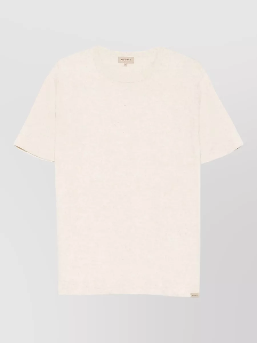Woolrich short-sleeve knitted t-shirt