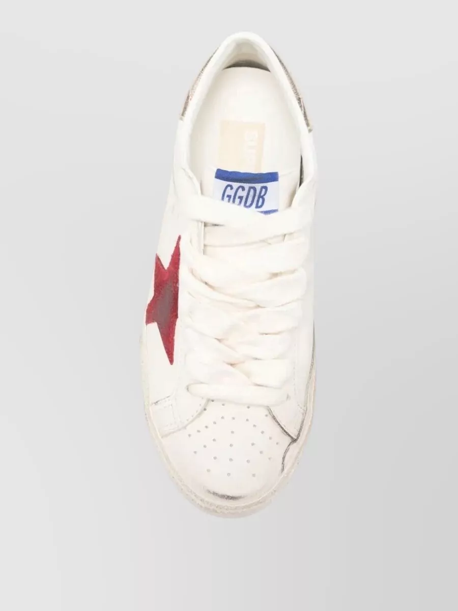 Golden Goose Leather Super Star Low-Top Sneakers