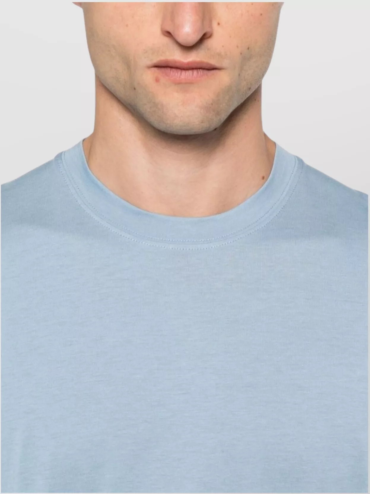 Tom Ford Crew Neck Cotton Blend T-Shirt